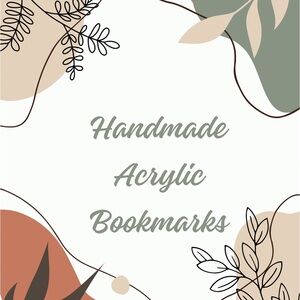 Handmade Acrylic Bookmarks - Multicolor